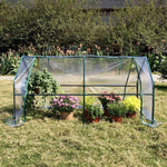 Greenhouse Clear Cover Zippered Entry Ventilation