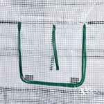 Greenhouse Portable Weather-Resistant Transparent Cover Double-Zippered Doors