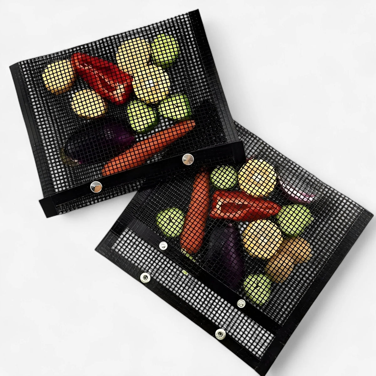 Grill Mesh Bags Non-Stick Reusable Set of 3