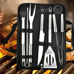 Grill Tool Set Stainless Steel Heat-Resistant With Carrying Bag