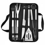 Grill Tool Set Stainless Steel Heat-Resistant With Carrying Bag