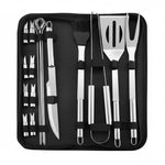 Grill Tool Set Stainless Steel Heat-Resistant With Carrying Bag