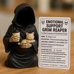 Grim Reaper Figurine Gothic Hand-Painted Resin
