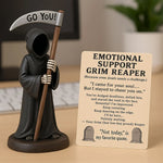 Grim Reaper Figurine Gothic Hand-Painted Resin