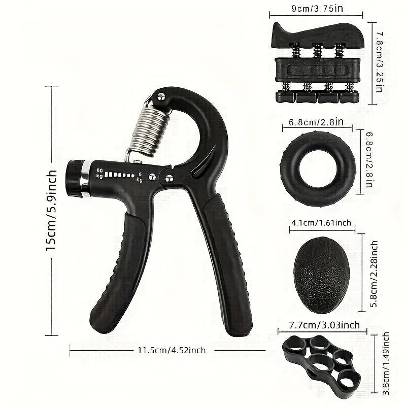 Grip Trainer Adjustable 11 To 132 Lbs Ergonomic Grip