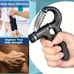 Grip Trainer Adjustable 11 To 132 Lbs Rotating Dial
