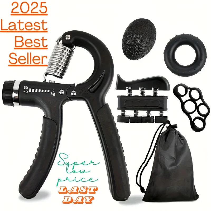 Grip Trainer Adjustable 11 To 132 Lbs Rotating Dial