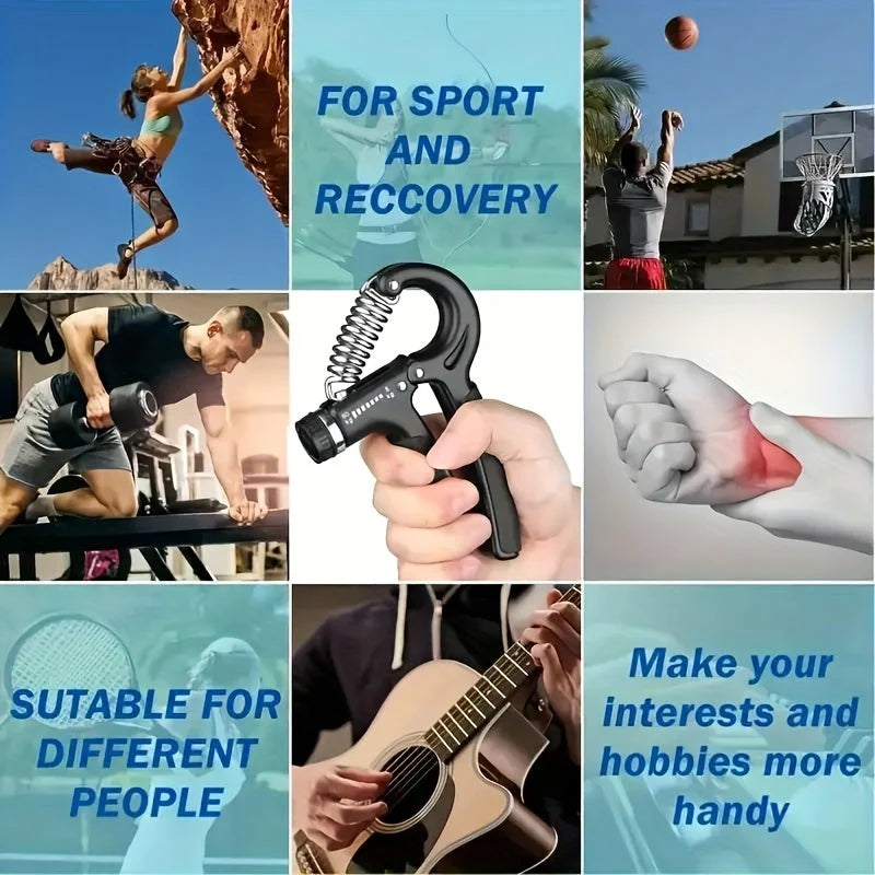 Grip Trainer Adjustable 11 To 132 Lbs Rotating Dial