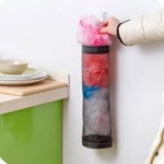 Grocery Bag Holder Polyester Mesh Bottom Dispensing Outlet
