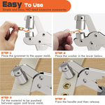 Grommet Tool Double-Lever Steel 3/8 Inch
