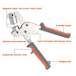 Grommet Tool Double-Lever Steel 3/8 Inch