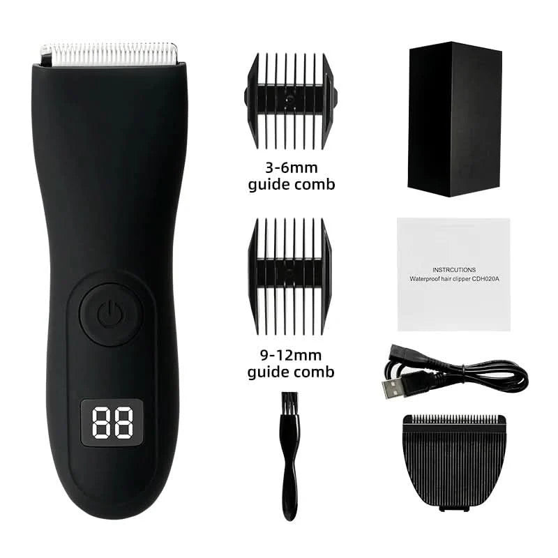 Grooming Trimmer IPX6 Waterproof Stainless Steel Blades Cordless Go To=final
Grooming Trimmer IPX6 Waterproof Stainless Steel Blades Cordless