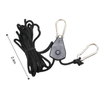Grow Light Hangers Adjustable Height & Locking 2-Pack