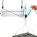 Grow Light Hangers Adjustable Height & Locking 2-Pack