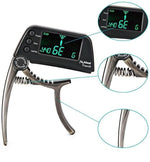 Guitar Tuner & Capo Chromatic LCD Aluminium