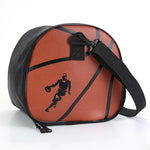 Gym Bag Basketball-Inspired Faux Leather Water-Resistant