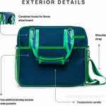 Gym Bag Convertible Tote-to-Crossbody Shoe Compartment & Interior Pockets