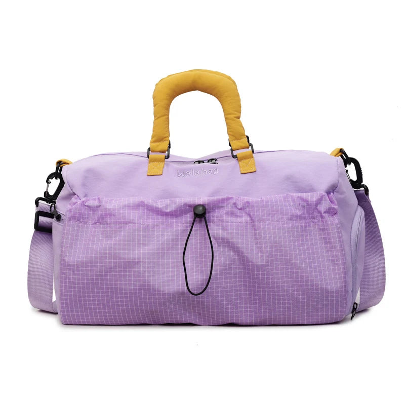 Gym Bag Durable Fabric Multiple Pockets & Padded Strap