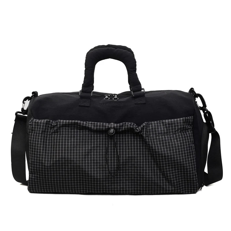 Gym Bag Durable Fabric Multiple Pockets & Padded Strap