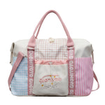 Gym Bag Shoe Compartment Adjustable Straps Durable Fabric