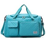 Gym Bag Tear-Resistant Fabric Multiple Pockets & Shoe Compartment