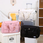 Gym Bag Tear-Resistant Fabric Multiple Pockets & Shoe Compartment