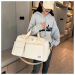 Gym Bag Tear-Resistant Fabric Multiple Pockets & Shoe Compartment