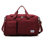 Gym Bag Tear-Resistant Fabric Multiple Pockets & Shoe Compartment
