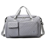 Gym Bag Tear-Resistant Fabric Multiple Pockets & Shoe Compartment