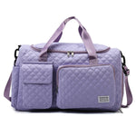 Gym Bag Tear-Resistant Fabric Multiple Pockets & Shoe Compartment