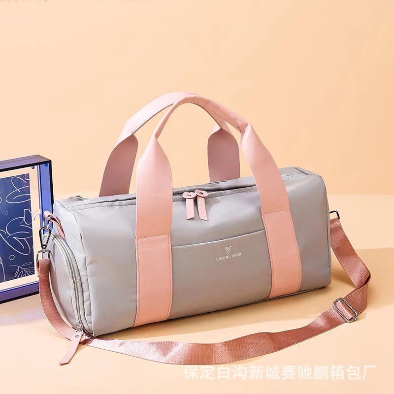 Gym Bag Water-Resistant Multiple Compartments & Adjustable Strap