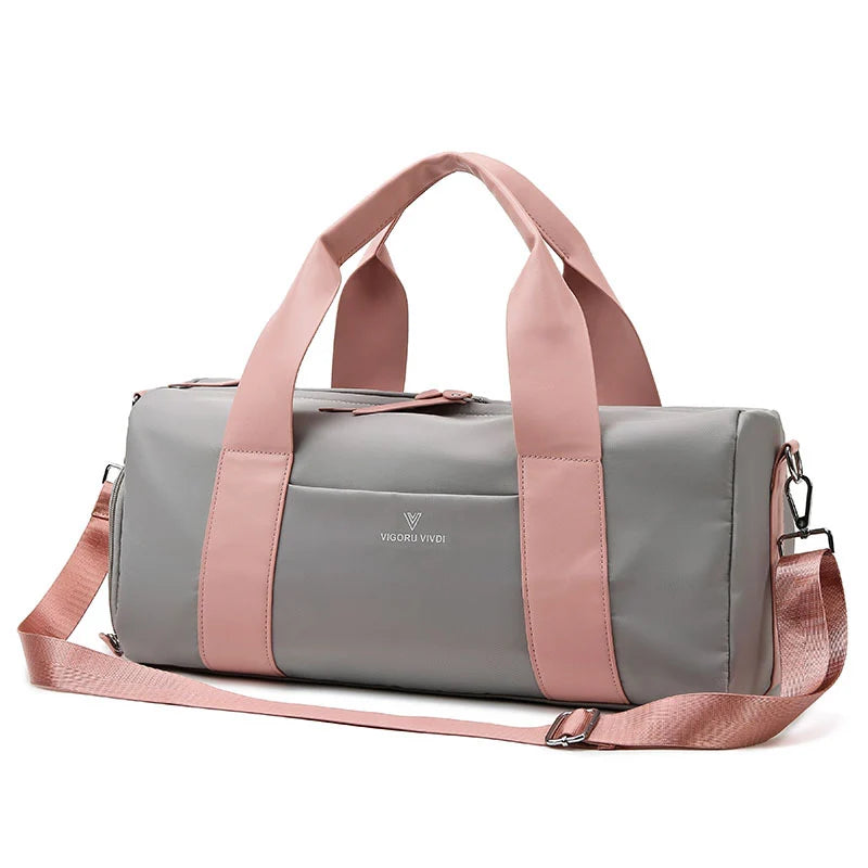Gym Bag Water-Resistant Multiple Compartments & Adjustable Strap