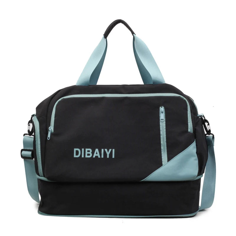 Gym Bag Water-Resistant Shoe Compartment Padded Straps