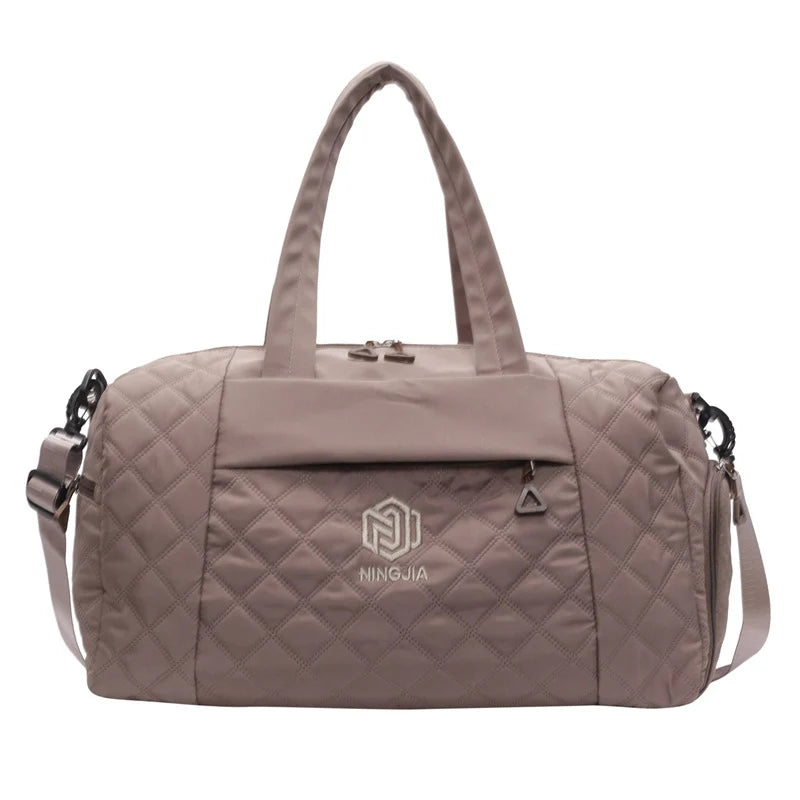 Gym Bag Water-Resistant Spacious Multiple Compartments Adjustable Strap