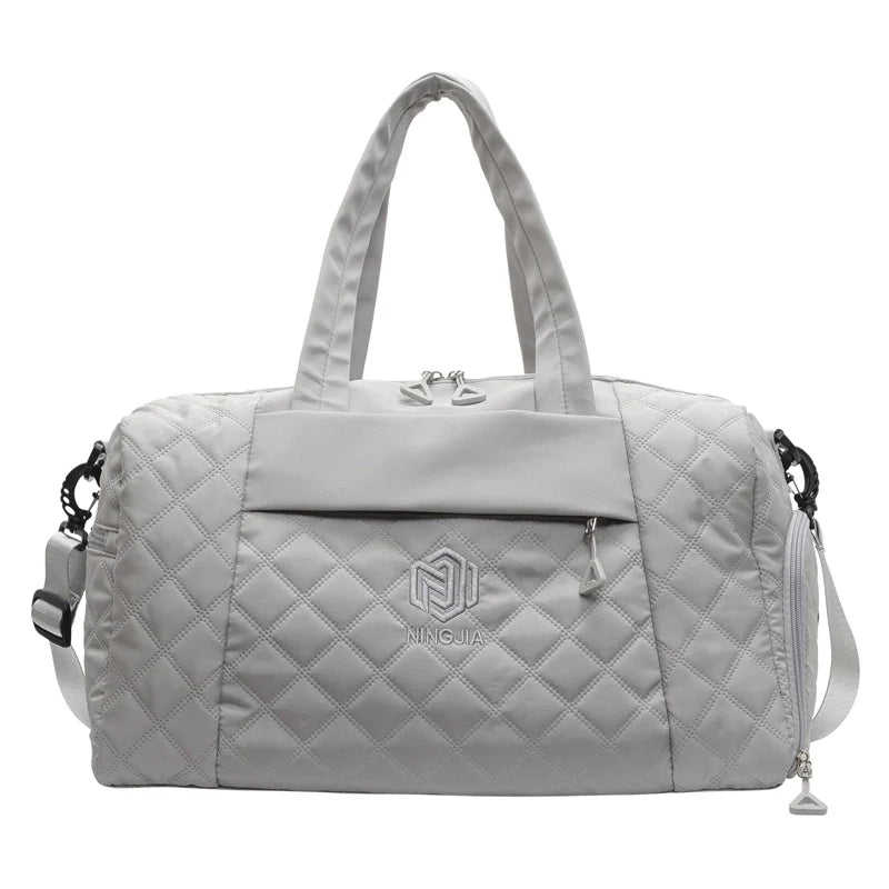 Gym Bag Water-Resistant Spacious Multiple Compartments Adjustable Strap