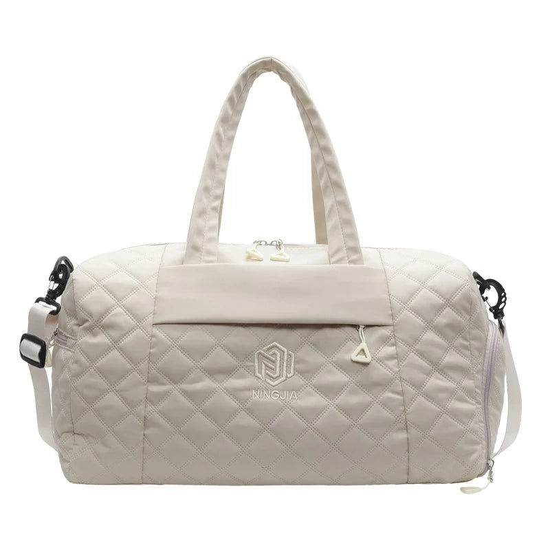 Gym Bag Water-Resistant Spacious Multiple Compartments Adjustable Strap