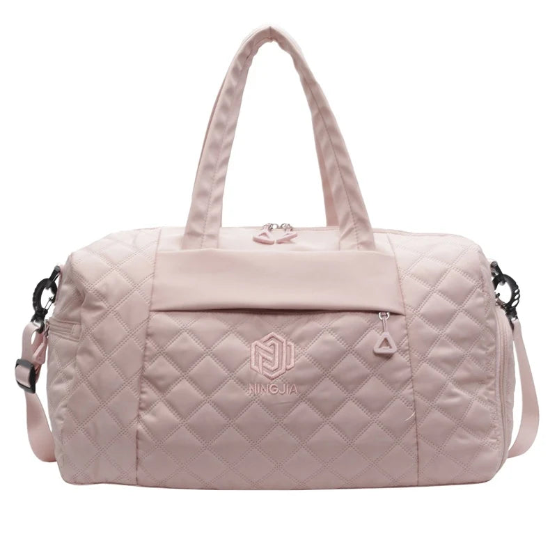 Gym Bag Water-Resistant Spacious Multiple Compartments Adjustable Strap