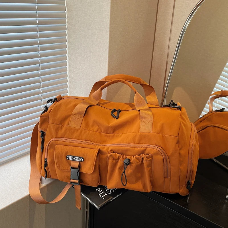 Gym Duffel Bag Large Capacity Multiple Compartments & Adjustable Strap