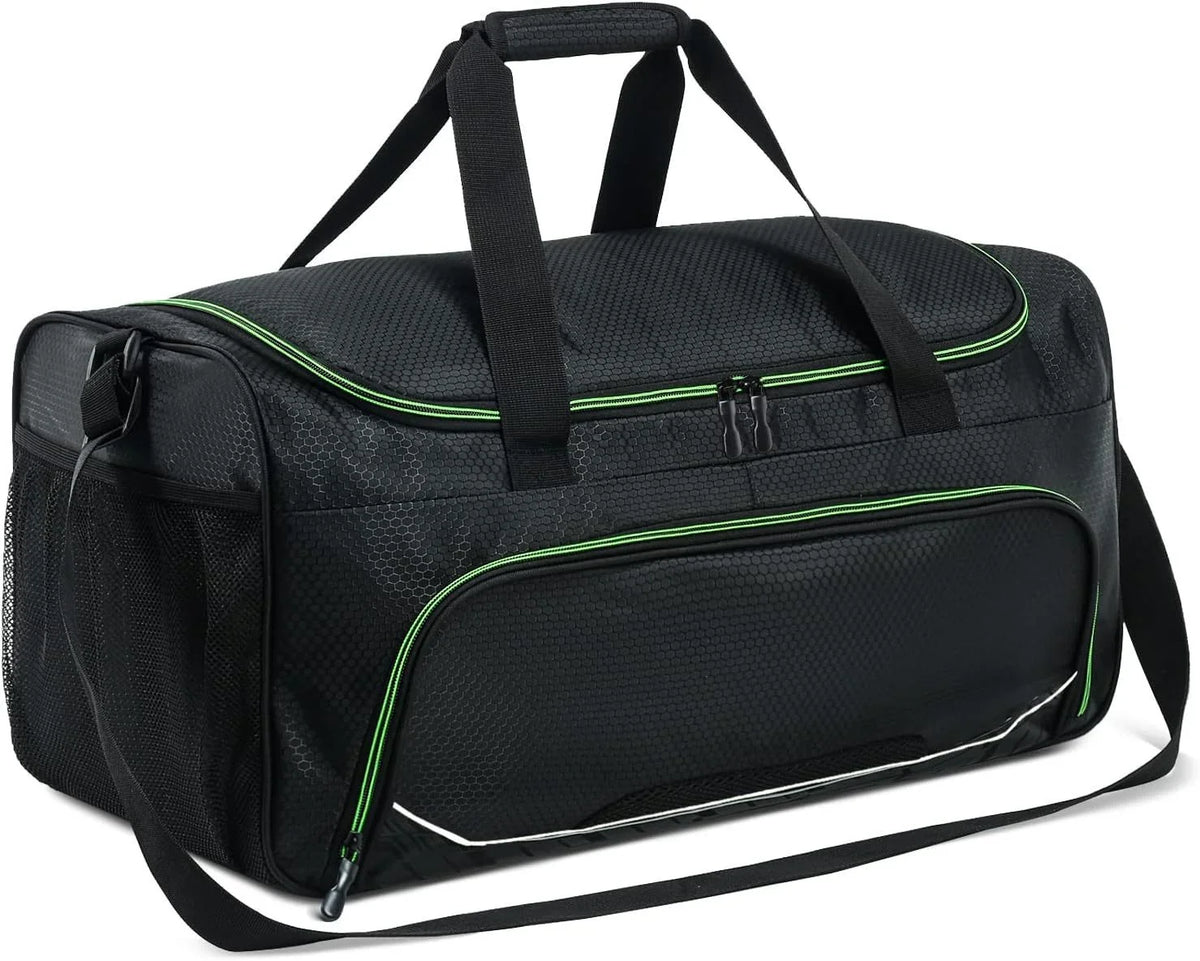 Gym Duffel Bag Large Capacity Shoe Compartment Wear-Resistant Fabric