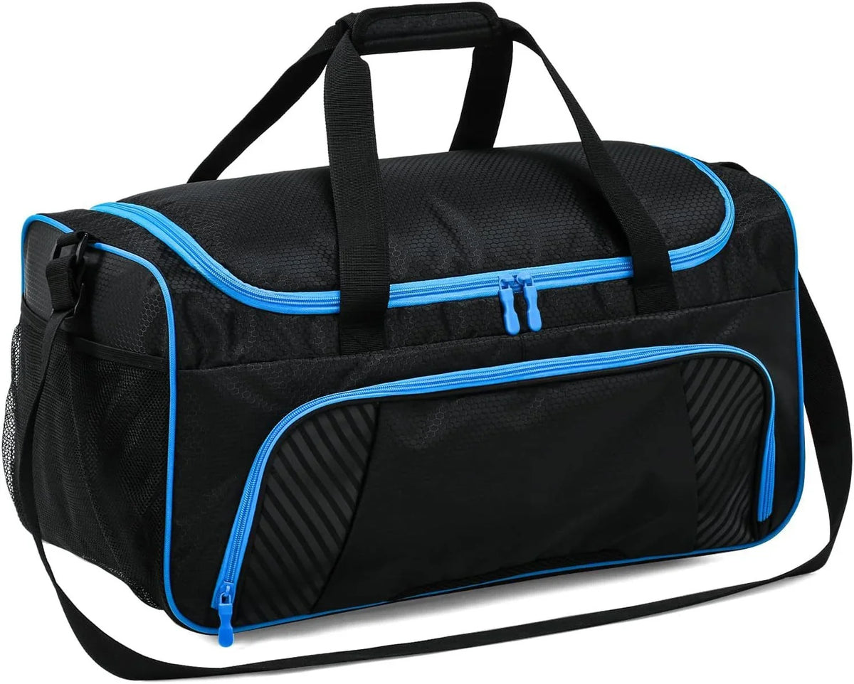 Gym Duffel Bag Large Capacity Shoe Compartment Wear-Resistant Fabric
