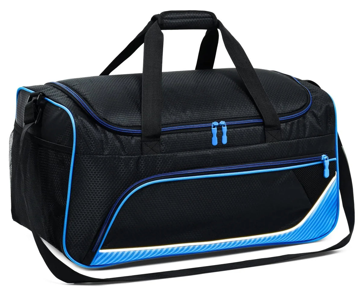 Gym Duffel Bag Large Capacity Shoe Compartment Wear-Resistant Fabric