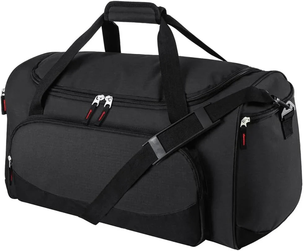 Gym Duffel Bag Large Capacity Shoe Compartment Wear-Resistant Fabric