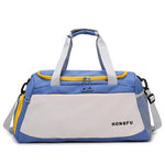 Gym Duffel Bag Large Capacity Zippered Pockets