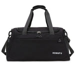 Gym Duffel Bag Large Capacity Zippered Pockets