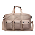 Gym Duffel Bag Large Capacity Zippered Pockets & Padded Strap