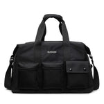 Gym Duffel Bag Large Capacity Zippered Pockets & Padded Strap