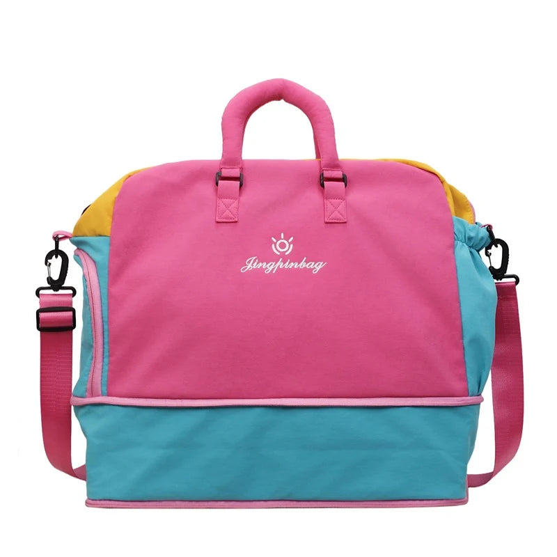Gym Duffel Bag Spacious Main Compartment Padded & Adjustable Strap