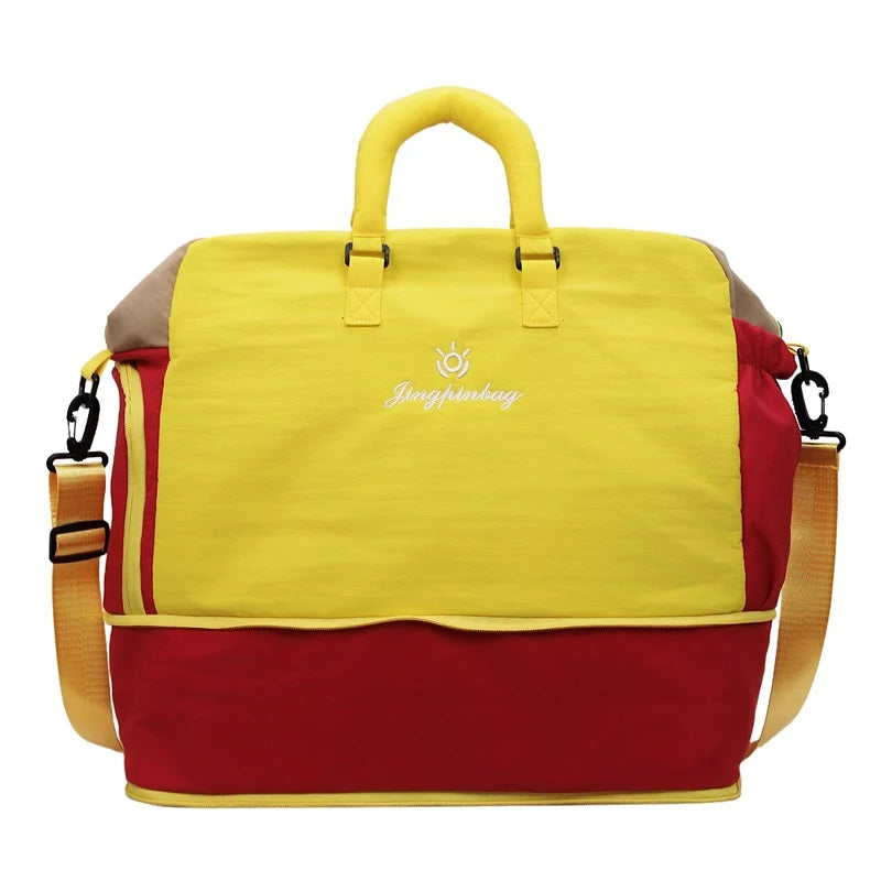 Gym Duffel Bag Spacious Main Compartment Padded & Adjustable Strap