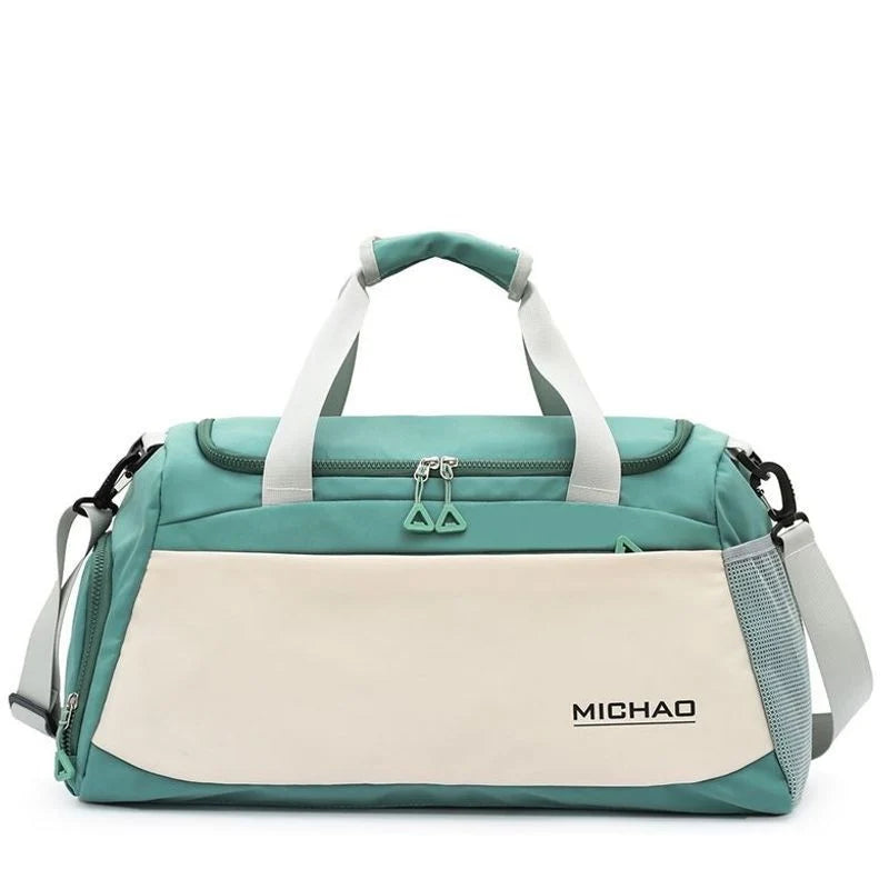 Gym Duffel Bag Spacious Water-Resistant Removable Strap