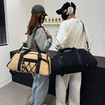 Gym Duffel Bag Tear Resistant Fabric Multiple Pockets